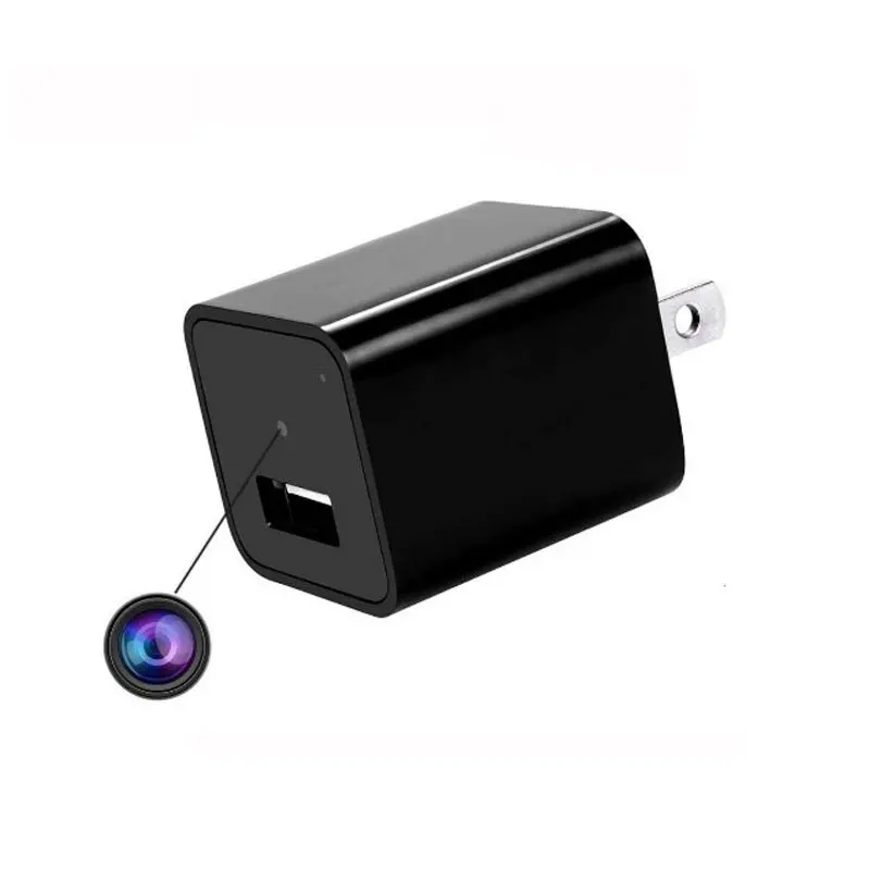 

Hidden Spy Camera Charger Remote Control IP WIFI Wall Socket Power Plug USB Charger Hidden Camera For Home Security, Black spy wireless camera charger