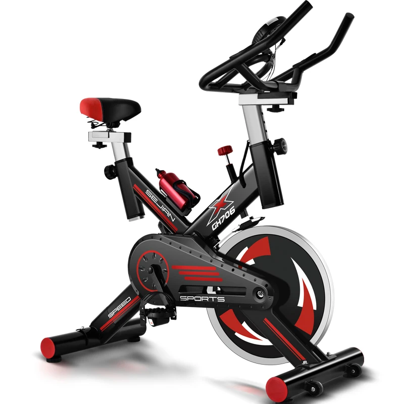 

Professional Gym Home Fitness Spinning In Door Excise Fit Bike Magnetic Spinning Bike Commercial, Black/white