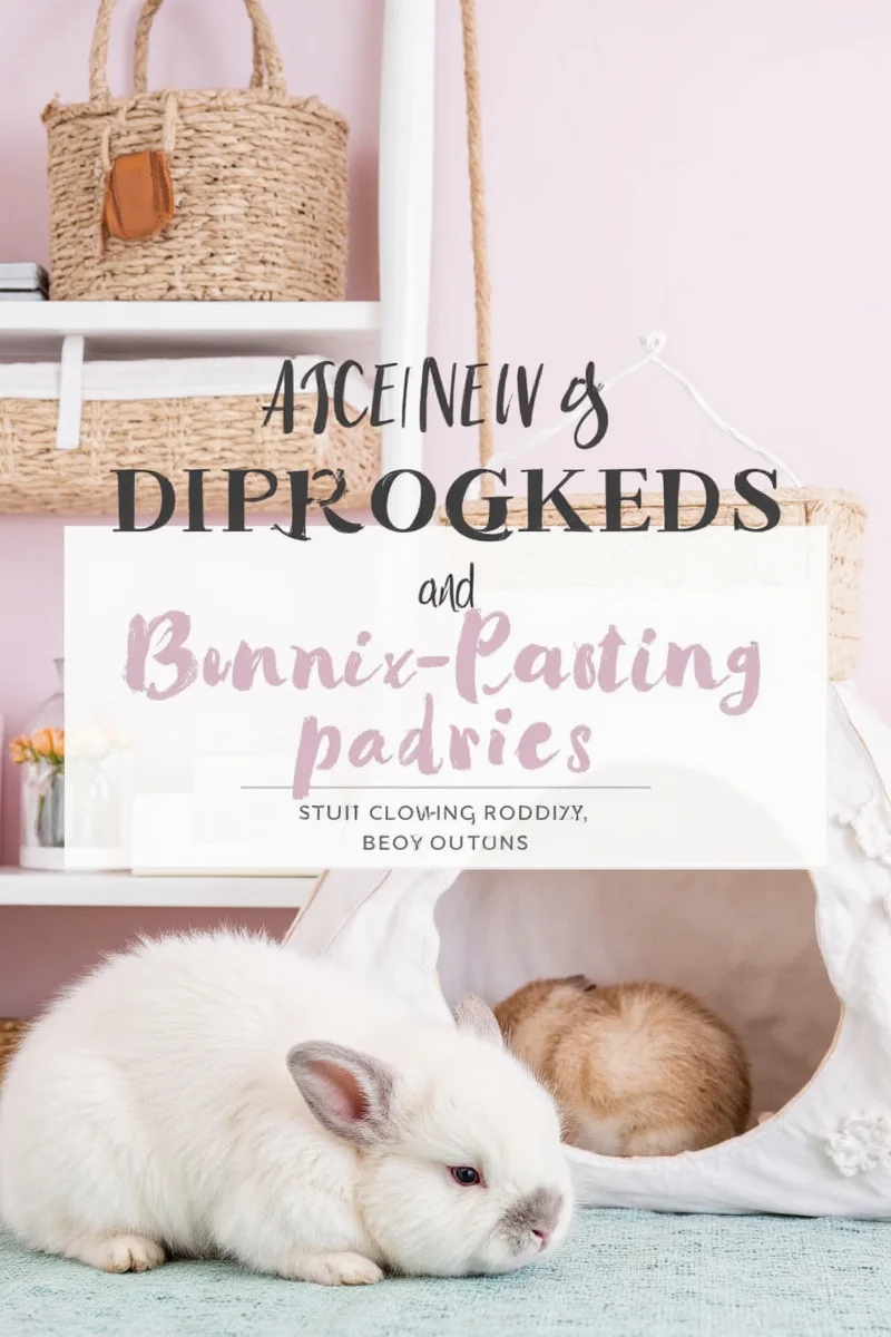 Close-up of bunny accessories being tested for durability and design compatibility.