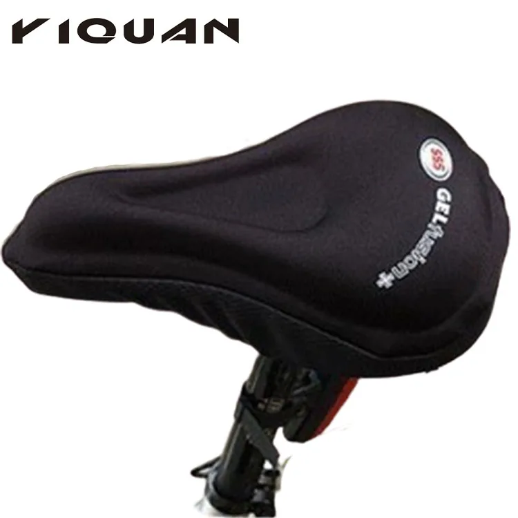 

New Design Silicone 3d Bicycle Seat Cover,Waterproof Soft Pad Bike Saddle Cover, As shown
