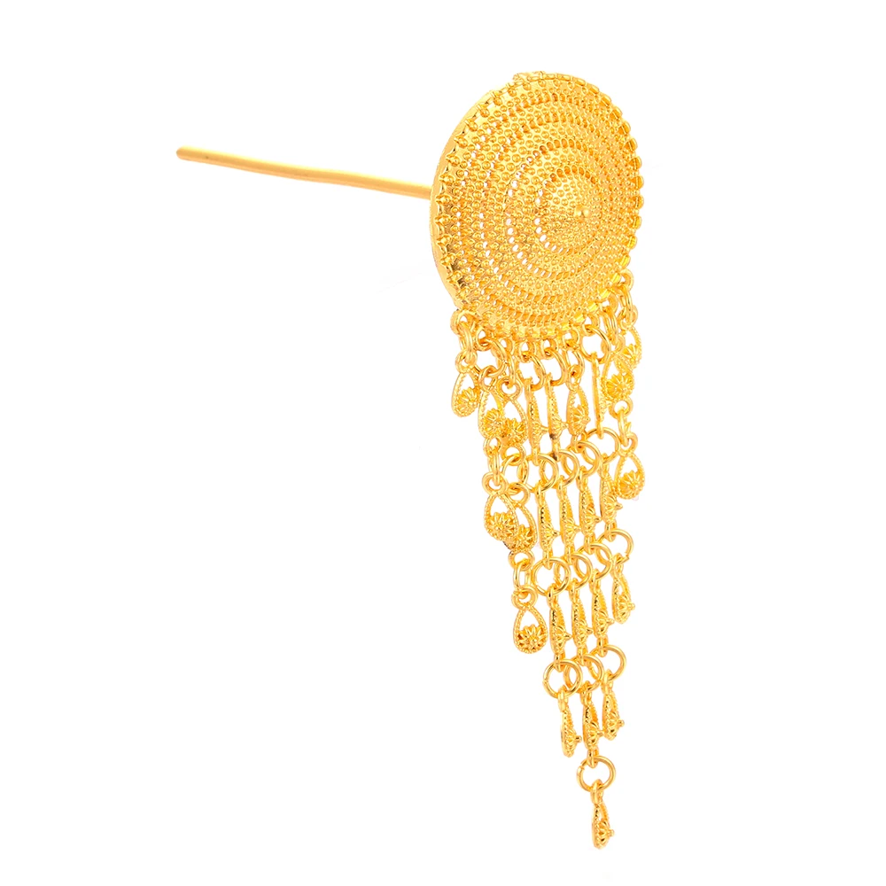 

Ethlyn Southeast Asian Women Jewelry Thai Style Gold Plated Hair Stick Thailand Daily Use Wear Accessories Hairpin P146