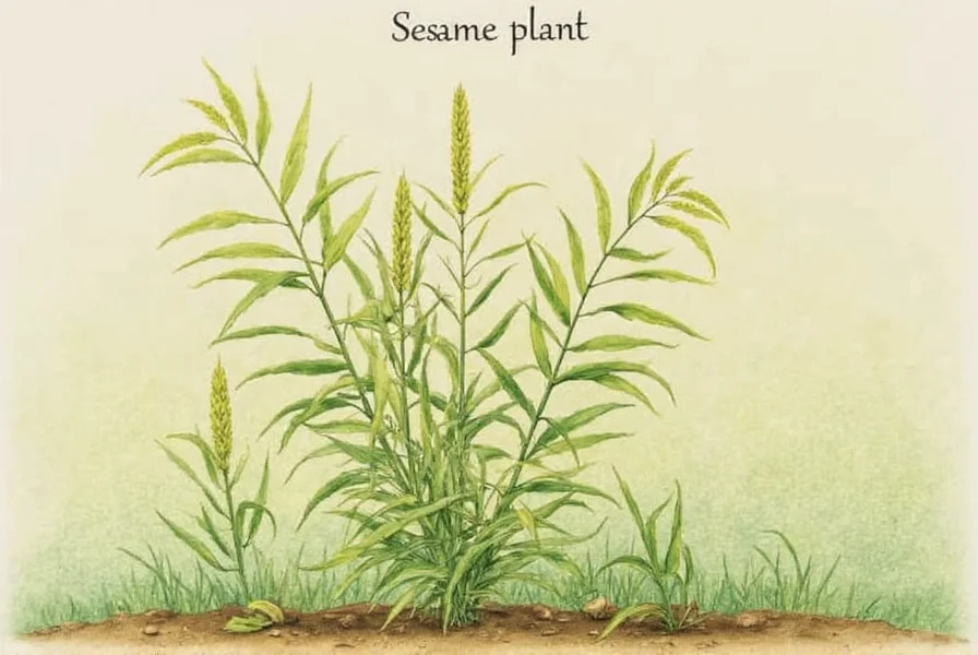 Various sesame seed products including oil, tahini, and whole seeds