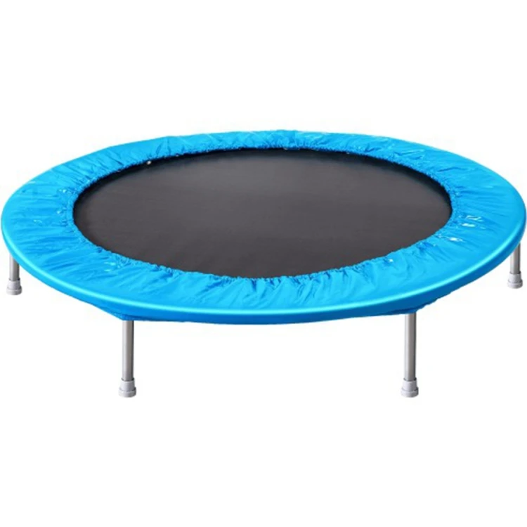 

US Warehouse 45 Inch Outdoor Activity Small Round Trampoline Bouncing Bed without Handle, Blue