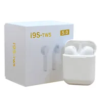 

i9s TWS BT 5.0 Earphone Wireless Earphones Touch Control & 3D Stereo Headset Sport Earbuds Charging Case Earphone