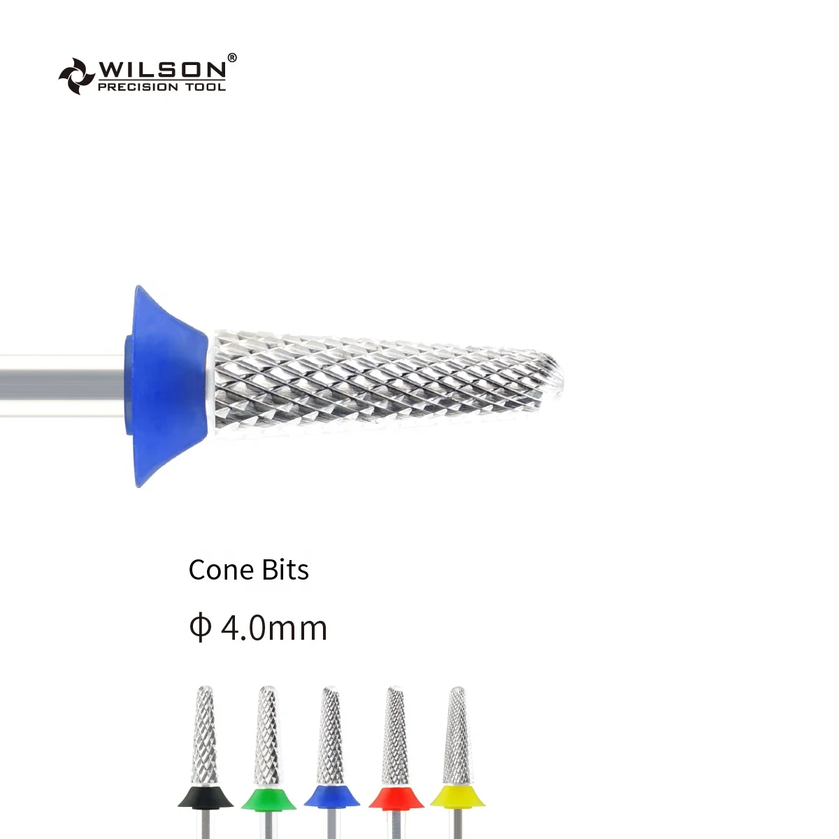 

RTS/4.0mm Cone Bits/ Silver Coating WILSON New Style carbide nail bit Portable drill bit nail use for remove Nail Lacquer