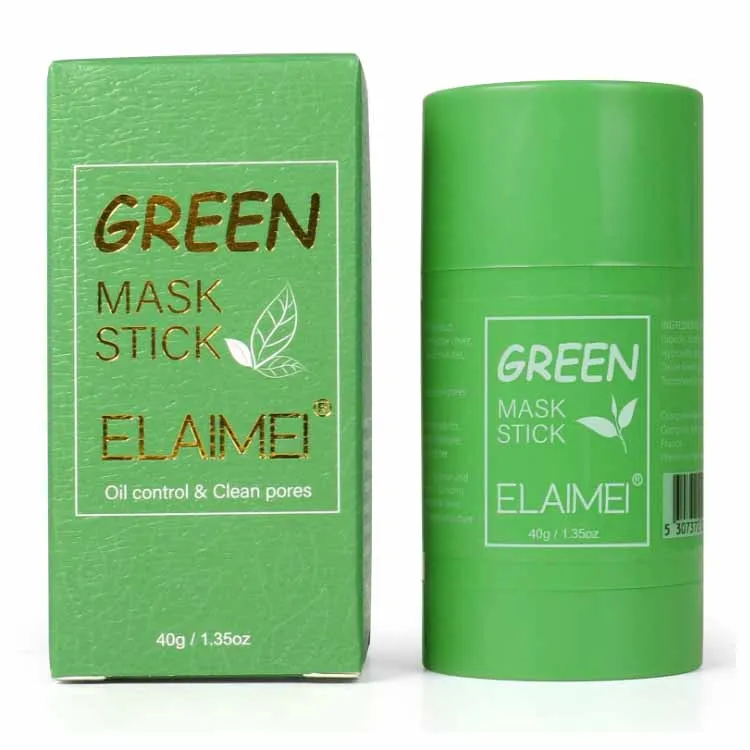 

ELAIMEI High Quality Skin Care Deep Cleaning Oil Control Moisturizing Hydrating Green Tea Mud Clay Mask