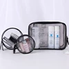 Cross-Border Dedicated For Portable Travel Storage Bag Three-Piece Waterproof Transparent PVC Cosmetic Bag Spot Simple Cosmetic