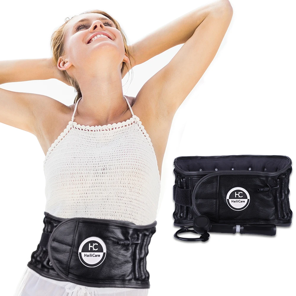 

Adjustable Back Decompression Belt Lumbar Support Lower Back Waist Traction Device for Back Pain Relief