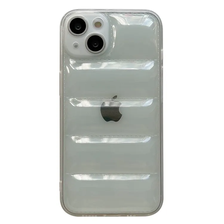 

Fashion brand clear shockproof puffer phone case for iphone 13/12/11