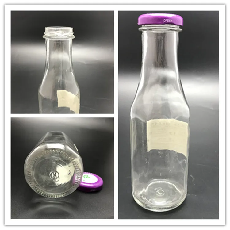 bottiglia di salsa piccante personalizzata da 330 ml della fabbrica di Shanghai con tappo in plastica bianca