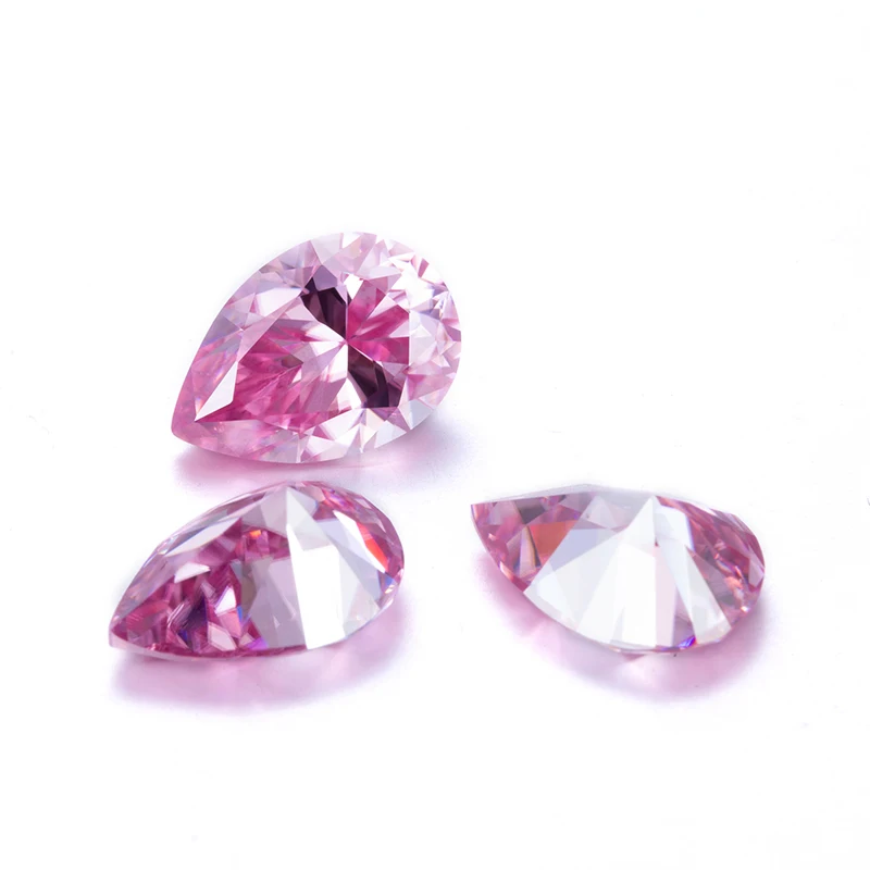 

new arrival VVS quality pink moissanite wholesale price per carat for pink moissanite jewelry