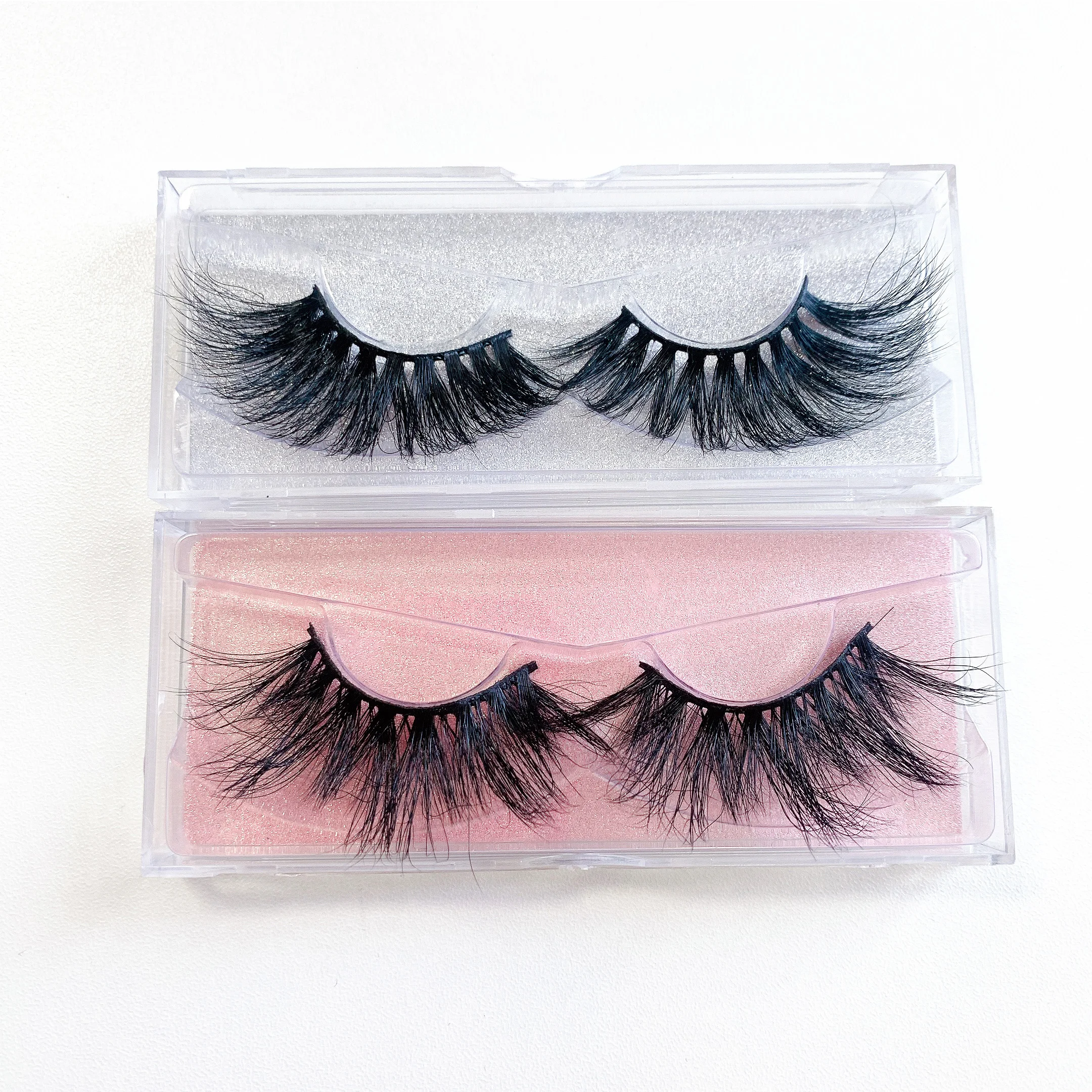 

wholesale professional false lashes 3d mink eyelash private label eyelashes lash package, Black color