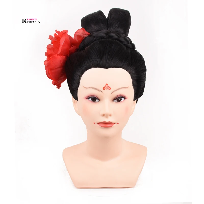 

Learner Hairdressers Synthetic Head Mannequins Hair Manikin Training Heads Practice Mannequin Female afro training head