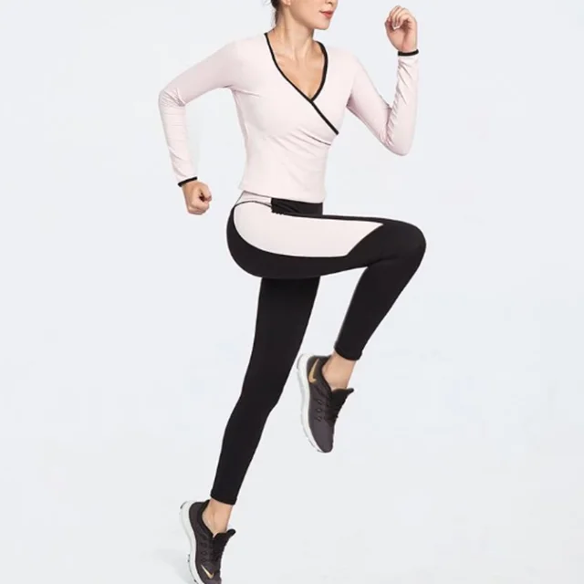 

New autumN aNd wiNter sports suit slimmiNg slim patchwork