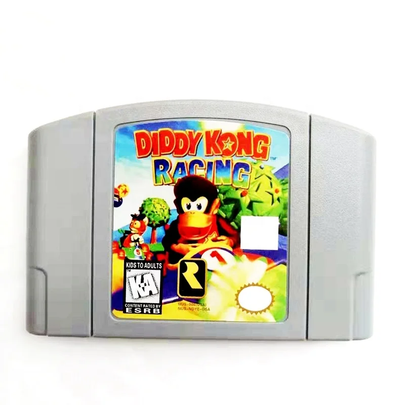 

In Stock USA Version English Language Retro Video Games Cards Diddy Kong Racing N64 Games