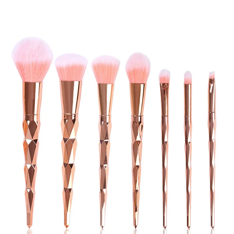 

bling makeup brushes high quality makeup brush luxury vegan makeup brush set private label, Customized color