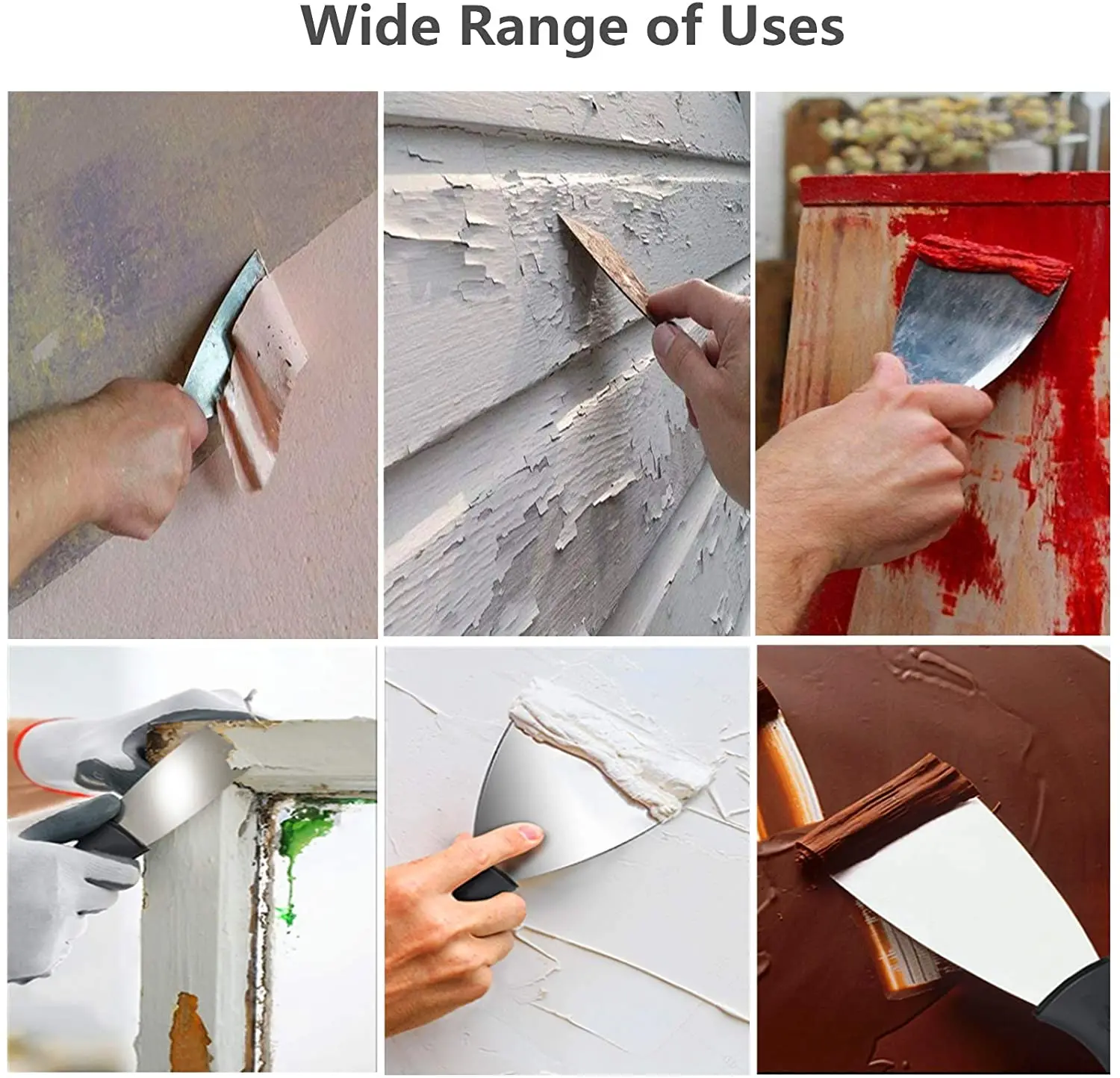 Drywall Taping Hand Tools Putty Putty Knife for Spackle Wall Repair Filler  - China Scraper, Putty Knife