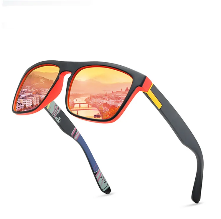 

2021 Mens outdoor sports shades PC frame glasses polarized sunglasses, Colorful