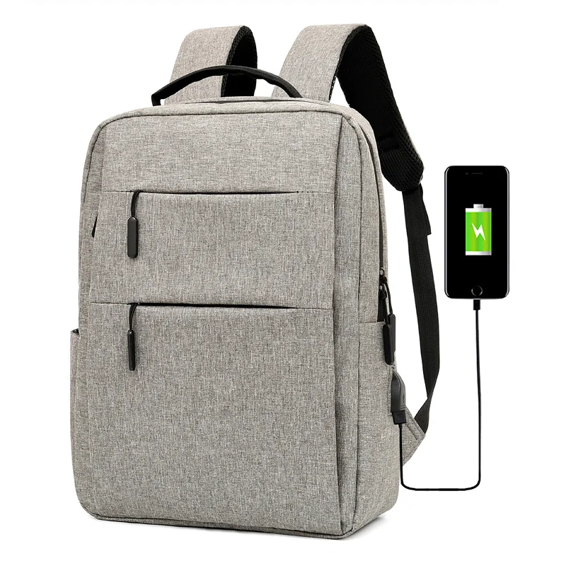 

Business Anti-thief laptop bags with USB charge port custom logo backpack for men and women