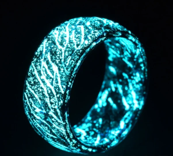 

Latest Design Luminous Mens Rings for Men And Women Rings Glow In The Dark Ring Jewelry, Gold