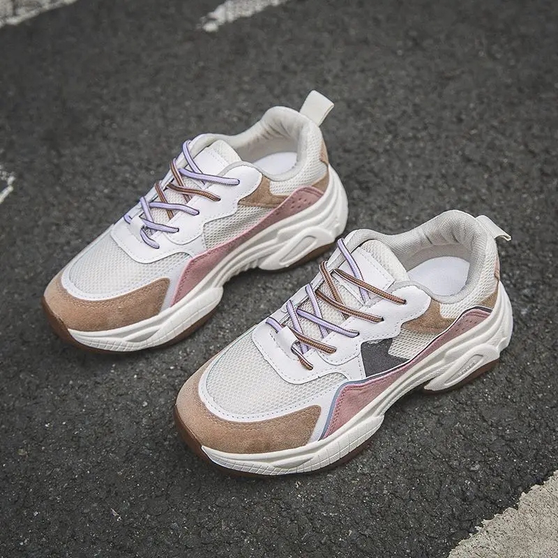 

Female Casual Footwear Comfort Sneakers Fabric Flat Platform Fashion Ladies Sport Shoes, Optional