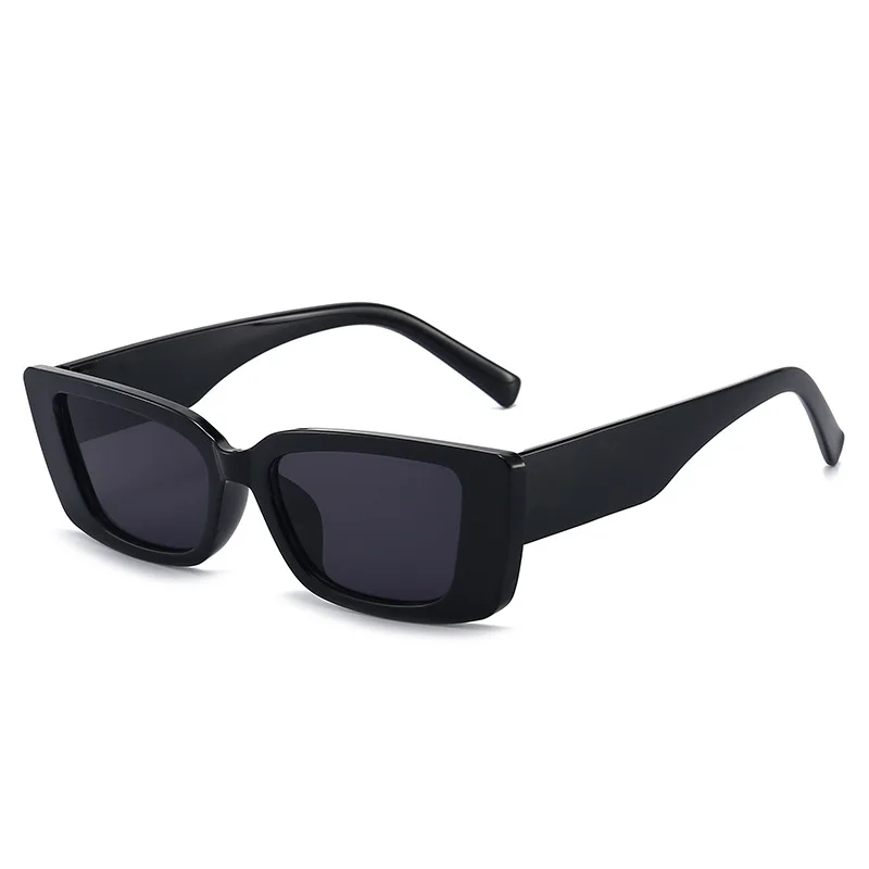 

hotselling plastic square frame glasses shades women trendy custom logo fashion small sunglasses uv400