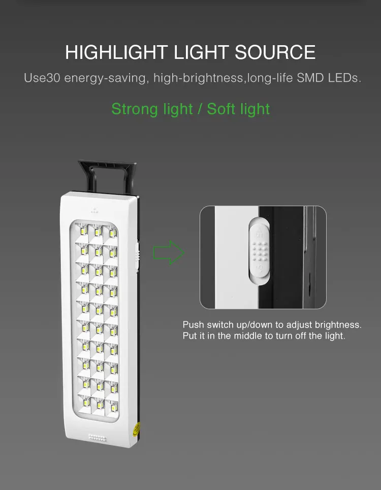 Dp Led Emergency Light With Rechargeable Lead Acid Battery - Buy Dp Led  Emergency Light With Vrla,Rechargeable Lead Acid Battery Dp Led Emergency  Light,Rechargeable Ac 90-240v /dc5-7v Led Emergency Light Product on