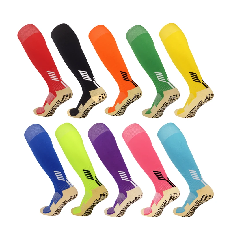 

High Quality Fashion Sport Men Anti Slip Long Knee Tube Socks Football Soccer Sports For Men, Custom color
