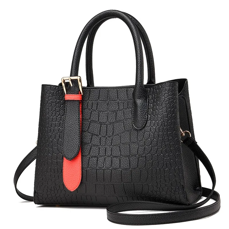 

Whole sale high quality Fashion women handbags simple high-end ladies one-shoulder PU purses, Customizable