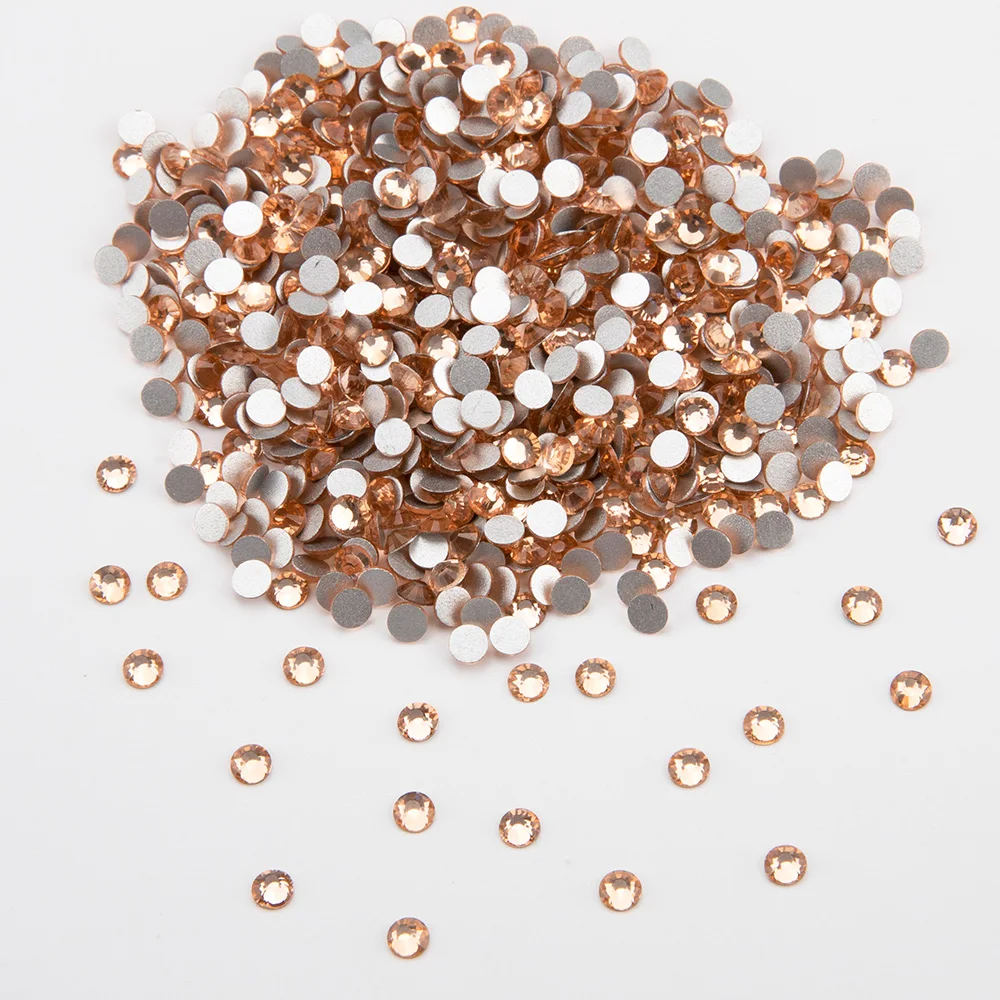 ss5水晶圆形奥地利平背水晶ab hotfix散装水钻用于珠宝装饰