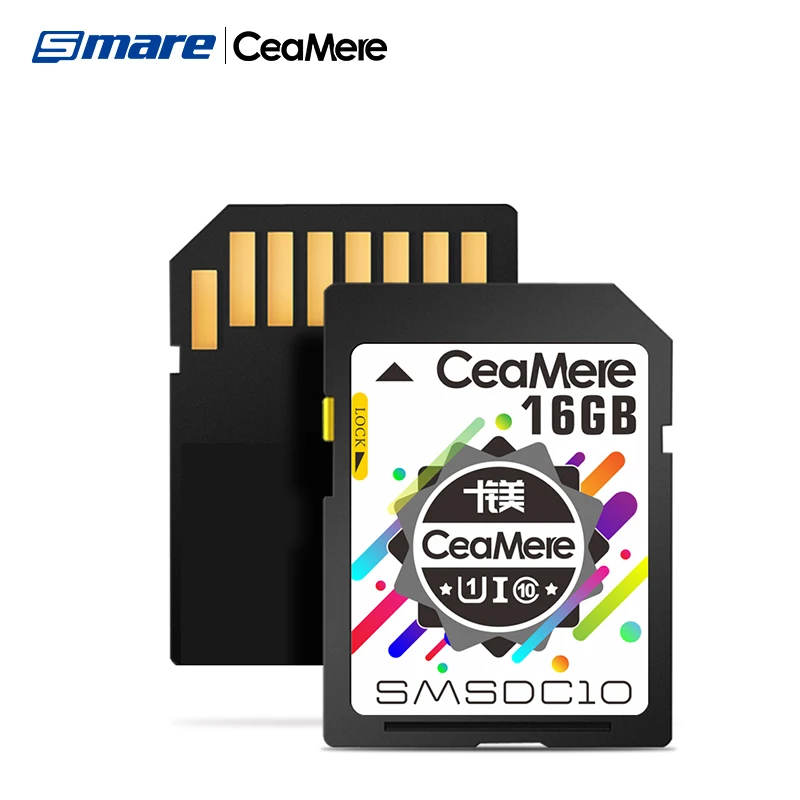 

Ceamere High Quality Memory card 128GB 64GB 32GB 256GB Class10 Storage Card C10 R80mb/s USH-1 Support for Camera Real Capacity