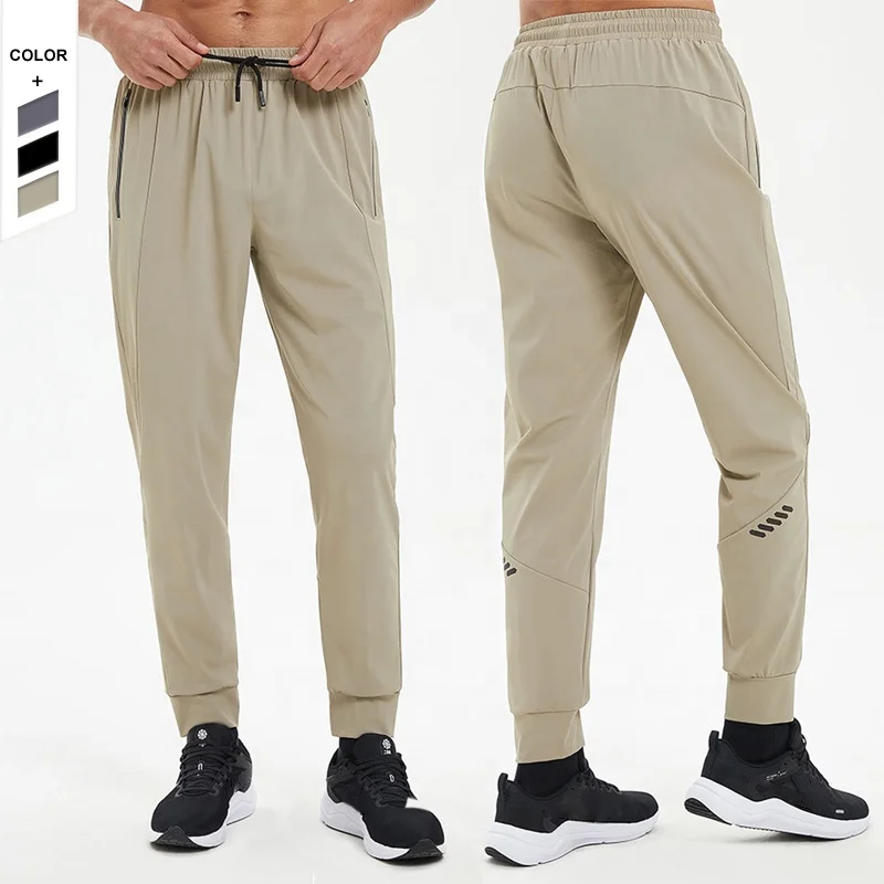 

Hot Selling Sweat Wicking Moisture Absorbing Sweatpants Elastic Waist Drawstring Running Pants