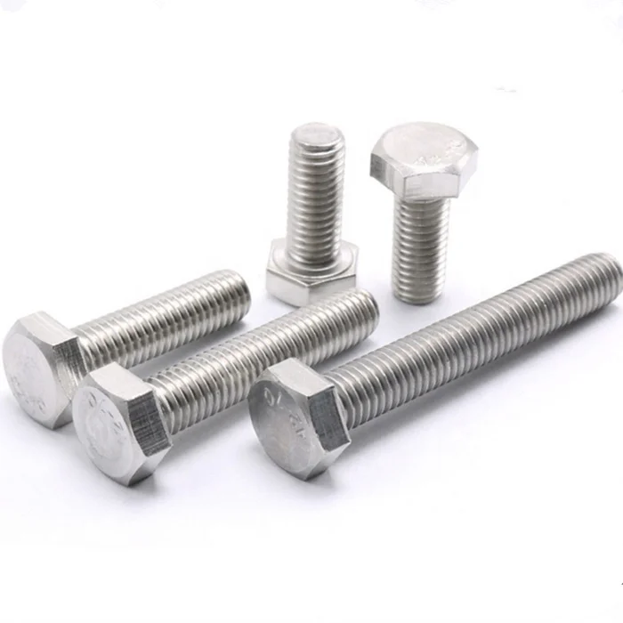 
M1.6-M14 grade A2-70 Metric stainless steel Hex head bolts 