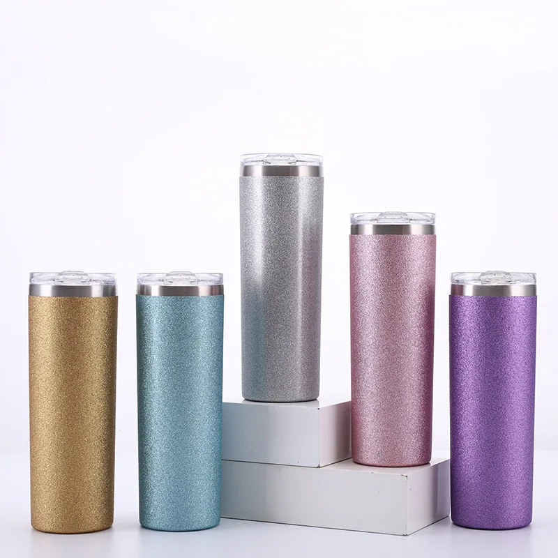 

double wall insulated stainless steel tumbler custom coffee 20 oz studded glitter tumblers wholesale bulk, Multi colors