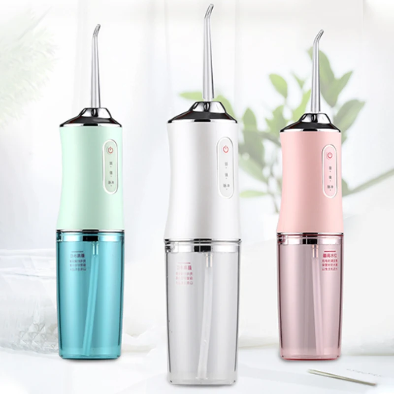 

240ml portable oral irrigator wireless electric dental flosser waterproof USB rechargeable tooth cleaner tooth irrigator