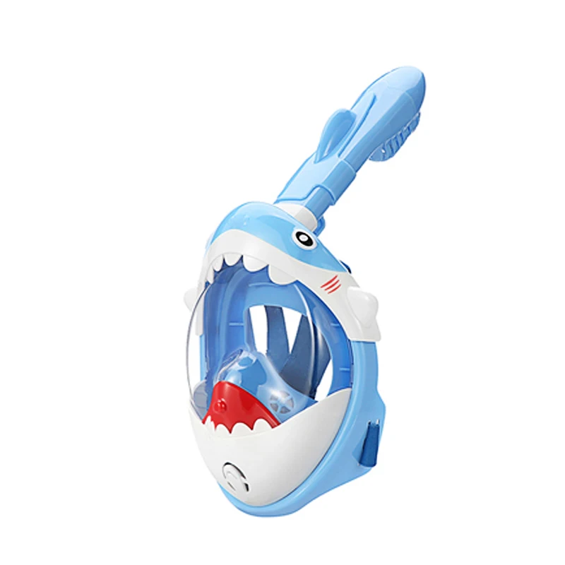 

Factory Anti-Leak Anti-Fog Diving Equipment Diving Mask Snorkeling Full Face Snorkel Snorkel Mask, Blue, pink