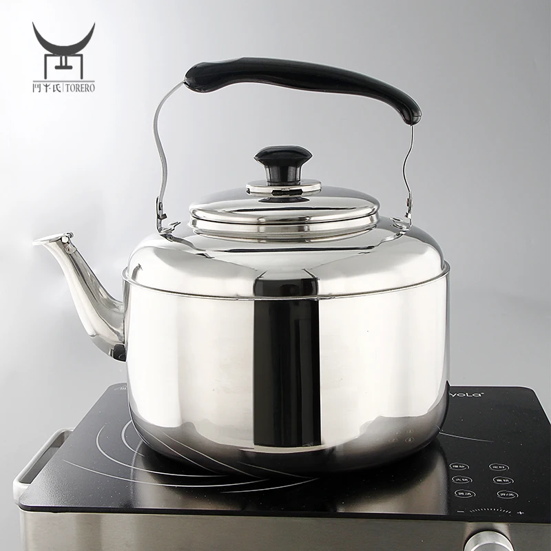 

Middle east style 201 & 304 stainless steel whistling kettle 1.5L 2L 4L 5L 6L water kettle tea kettle with sieve