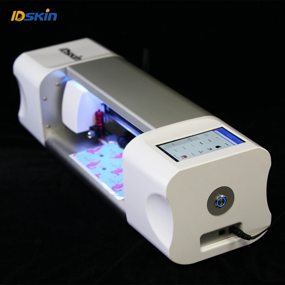 IDskin  cutting plotter mobile phone screen protector machine for cutting TPU hydrogel anti shock screen protector within APP