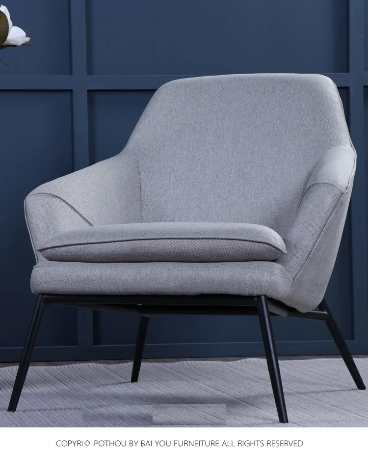Modern Lounge Armchairs Occasional Chairs With Arm For Hotel Lobby
