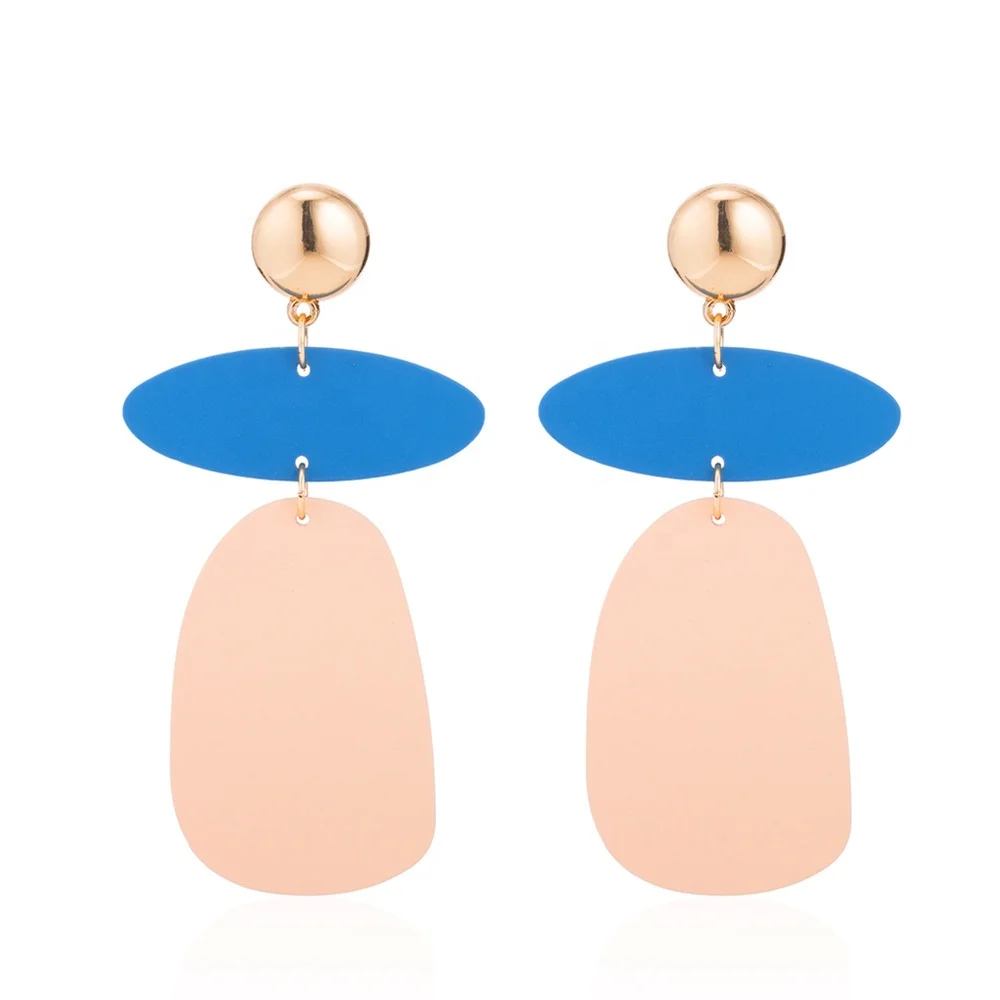 

New Fashion Jewelry Multi-color Acrylic Women Earrings For Women Accessories, Various, as your choice