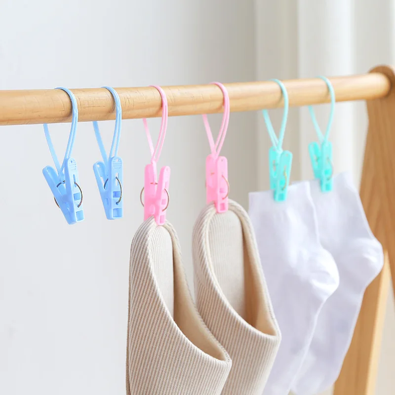 

12Pcs/Pack Small Plastic Clothes Pegs Laundry Hanging Pins Clips Household Clothespins Socks Underwear Rack Holder, Random hair