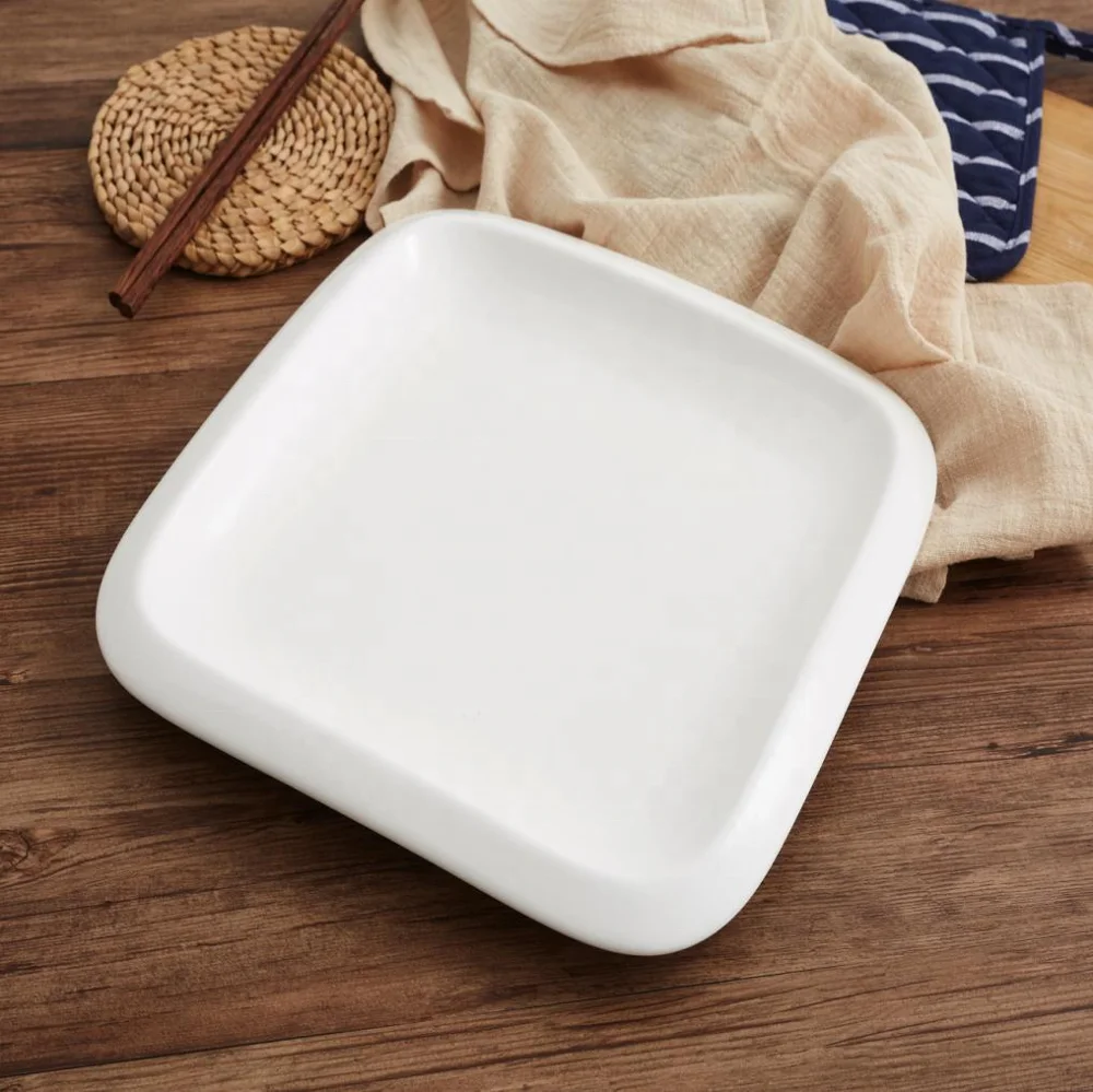 Customizable Different Kinds Of Shape Ceramic Dish Plate Strong