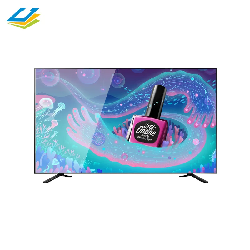 

Hot sale 50 55 inch smart television with TV antenna and meuble tv