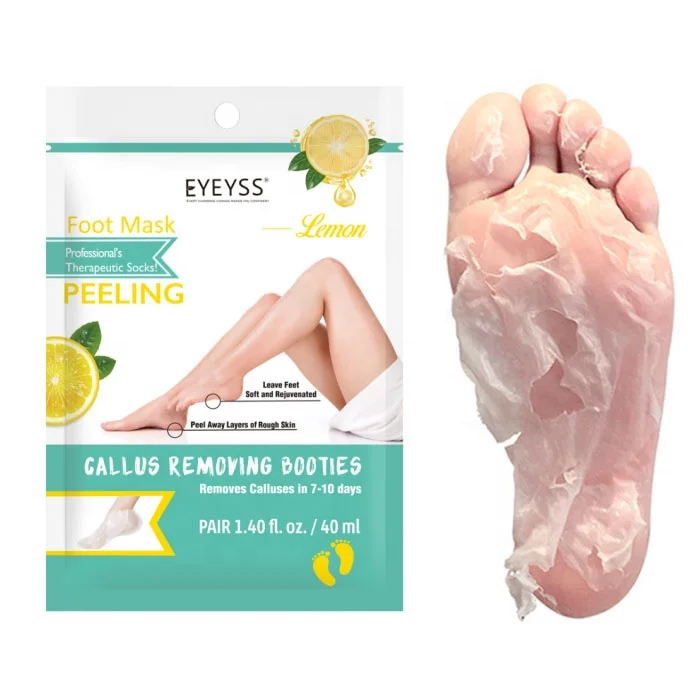 

Top quality feet treatment sock hydro exfoliation peeling footmask sheet natural organic foot peel mask
