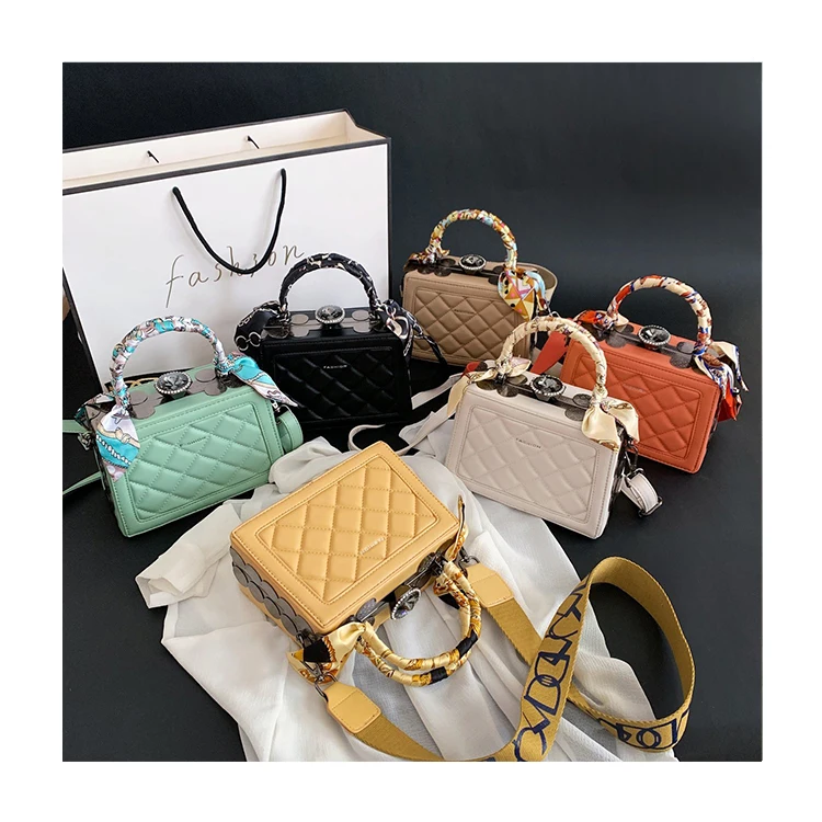

New Korea Style Hand Bags Hot Sell Women Box Lady Purse Handbags