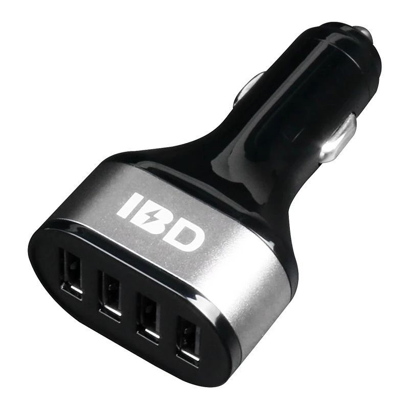 

IBD Dc 4 Port Usb Charger Car For phone,High Quality 4 Usb Charger Car Cable, Black