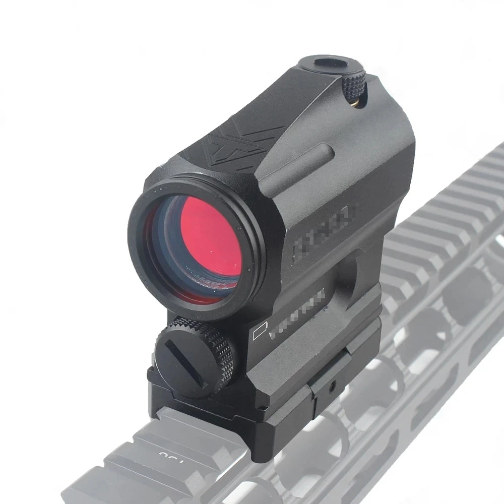 

Tactical SPARC Red Dot Sight For Airsoft Dual Role Optic Rifle Magnificate Scope Fit 20mm Rail Mount Riflescope Sights, Black & tan