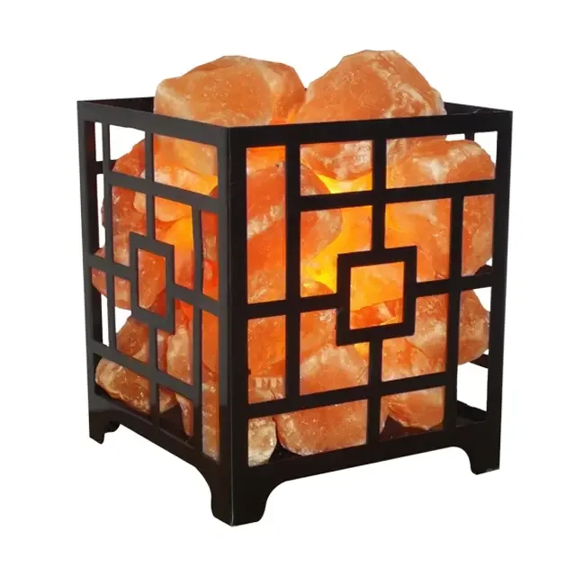 

Wholesale Dimmer Switch Bulb Wooden Base Decoration Natural Crystal Rock Stone Pink Himalayan Salt Lamps