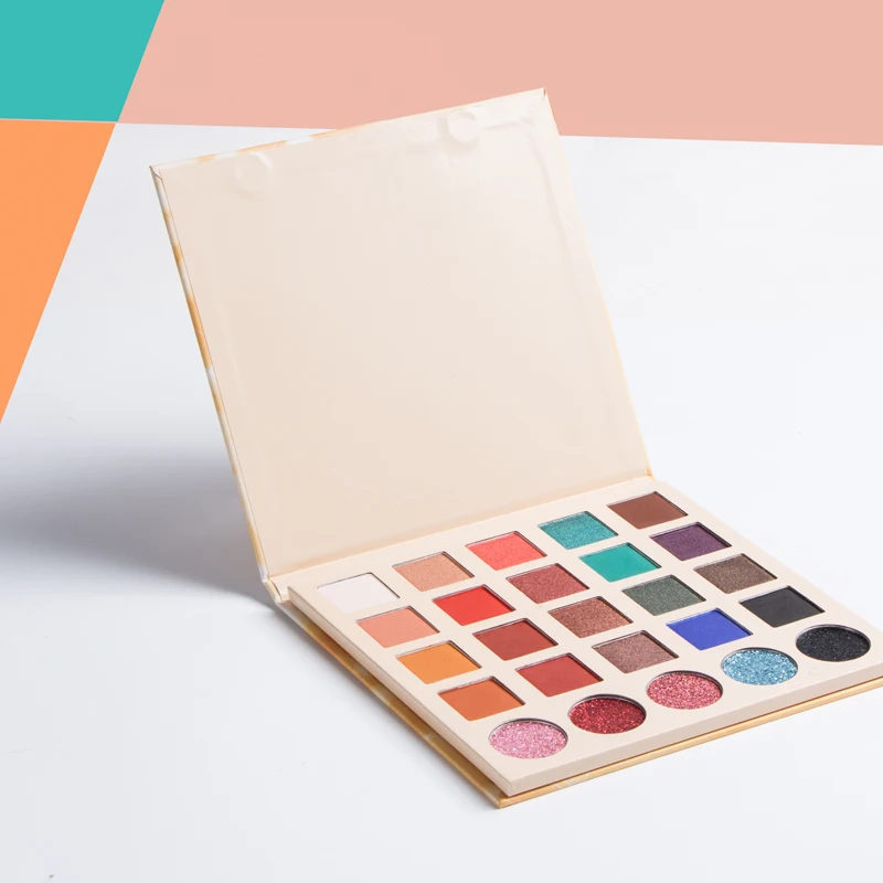 

Professional custom colors 25 colors Cosmetics make your own pravite label best eyeshadow, 15-colored