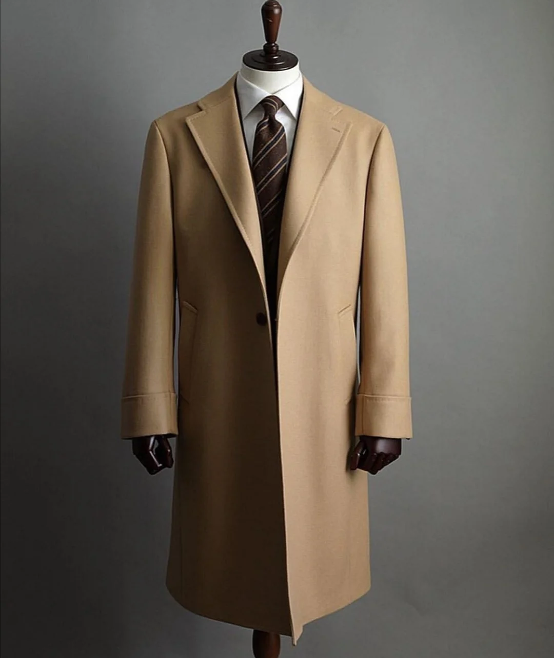 Bespoke Custom Mens High Quality Wool Cashmere Winter Coats Buy